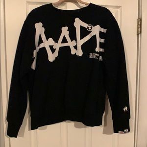 Aape by bathing ape logo sweatshirt